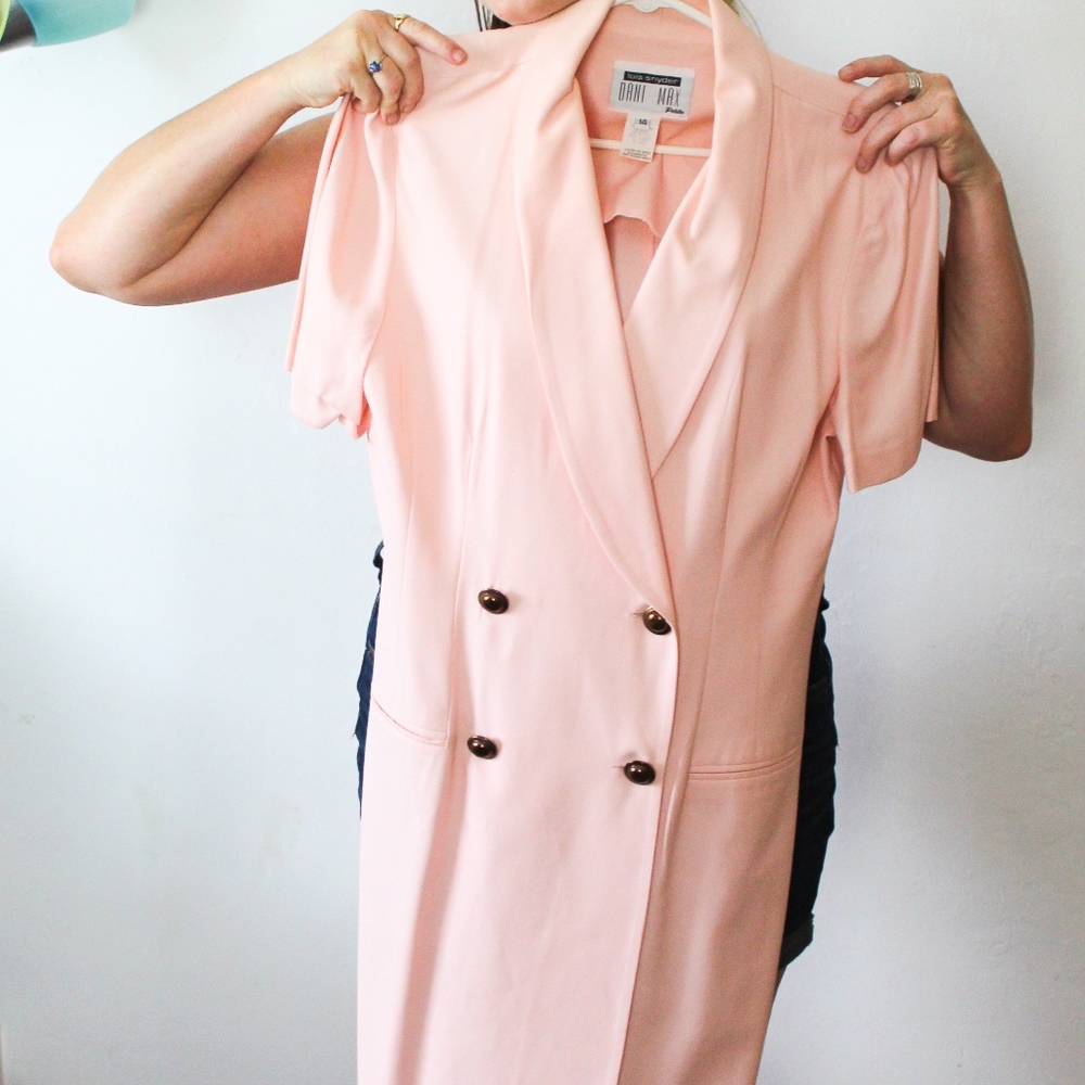 Vintage 1980s Lois Snyder Dani Max Suit Dress